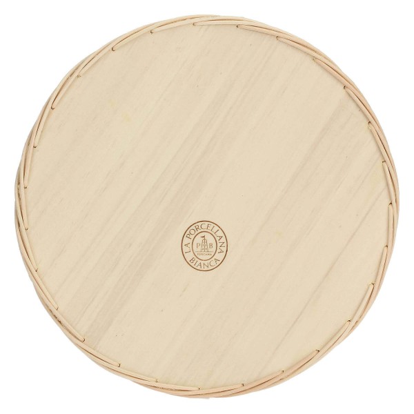 LA PORCELLANA BIANCA MIDOLLINO Плетений кошик для тарту 28см