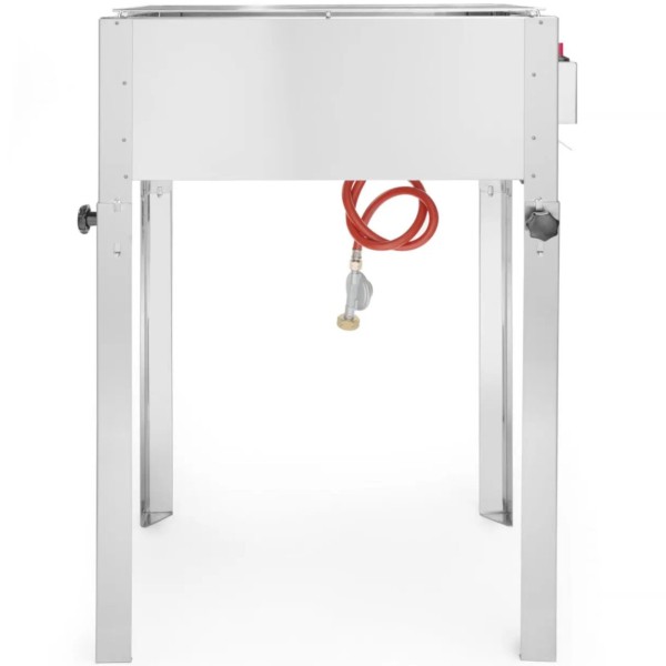 Grill gazowy z patelnią Hendi 154700 (340x540x840 mm)