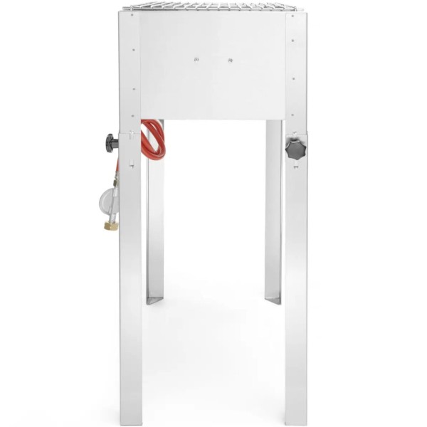 Grill gazowy z patelnią Hendi 154700 (340x540x840 mm)