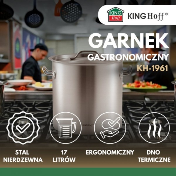 Garnek gastronomiczny Kinghoff KH-1961 (17 l)