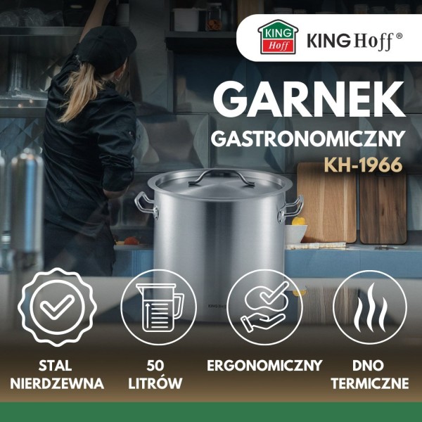 Garnek gastronomiczny Kinghoff KH-1966 (50 l)