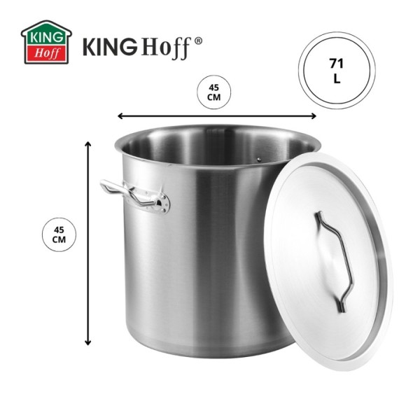 Garnek gastronomiczny Kinghoff KH-1967 (71 l)