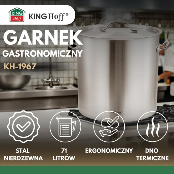 Garnek gastronomiczny Kinghoff KH-1967 (71 l)
