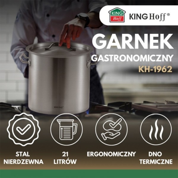 Garnek gastronomiczny Kinghoff KH-1962 (21 l)