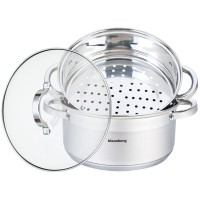 Garnek parowy Klausberg KB-7144 (3 elementy, 24 cm)