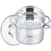 Garnek na parę Klausberg KB-7138 (3 elem., 20 cm)