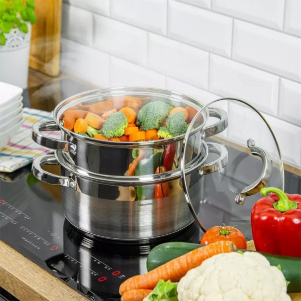 Пароварка KLAUSBERG, 3 шт., 20 см, KB-7138