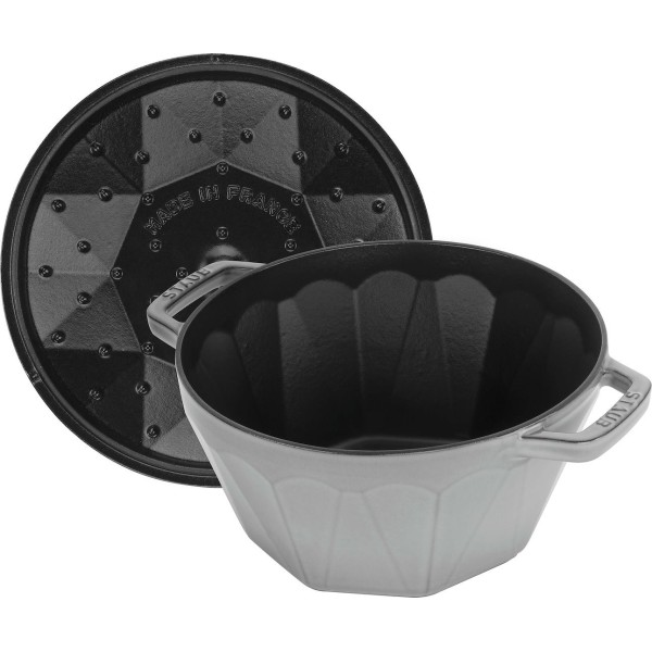 Чавунна каструля STAUB SPECIAL COCOTTE Diamond 2,8 л, сіра