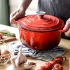 Garnek żeliwny HAGE 26cm 5L (czerwony)