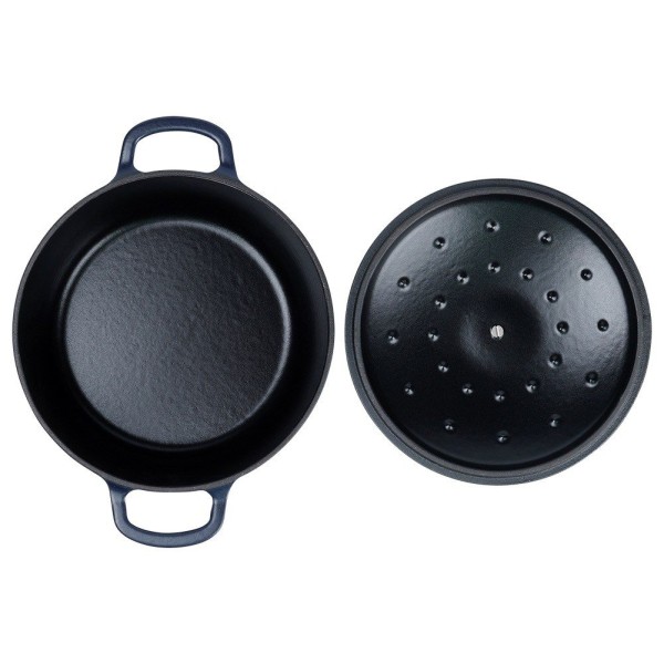 Garnek żeliwny z pokrywką Orion 113347 (22 cm, 3.3 l)