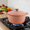 Garnek żeliwny HAGE PINKOCELLO (24 cm, 4 l)