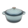 EMALIOWANY GARNEK ŻELIWNY 24cm 4L HAGE SEA SALT