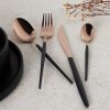 Набір столових приборів BerlingerHaus Rose Gold Collection BH-3073, 24 предмети