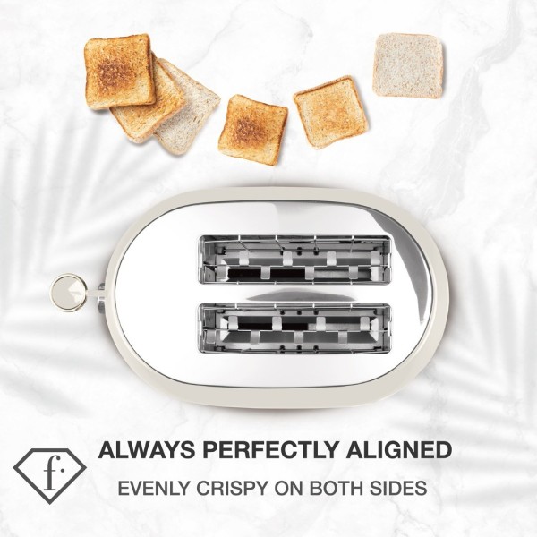 Тостер FashionTV Matte Cream Gold FTV-0112