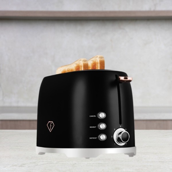 Toster do pieczywa Berlinger haus FTV-0111 (matowy czarny)