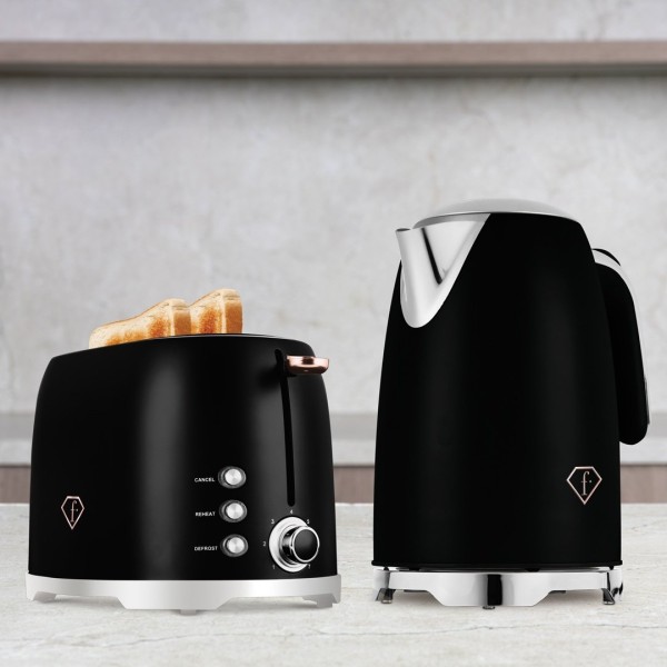 Матово-чорний тостер для телевізора Fashion TV від BerlingerHaus FTV-0111