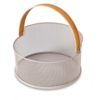 Koszyk na owoce i pieczywo Husla 73947 (szary)