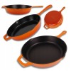 Patelnia żeliwna HAGE ORANGE (26 cm)