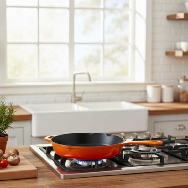 Patelnia żeliwna HAGE ORANGE (26 cm)