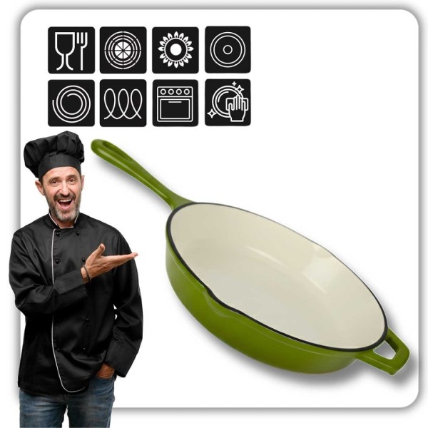 Patelnia żeliwna  HAGE (26 cm)