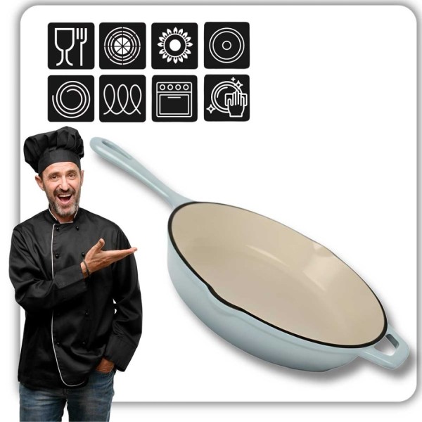 Patelnia żeliwna HAGE SEA SALT (26 cm)