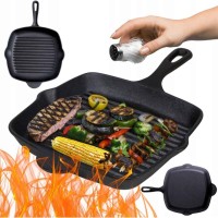 Patelnia żeliwna HAGE 26 x 26cm (indukcja)