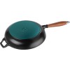 Чавунна сковорода STAUB з дерев'яною ручкою 24 см