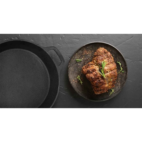 Patelnia żeliwna HAGE 31cm (indukcja)