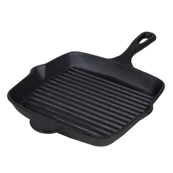 PATELNIA ŻELIWNA GRILLOWA HAGE 26 x 26cm INDUKCJA