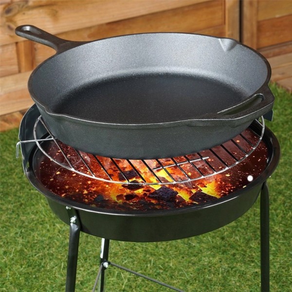 Patelnia żeliwna VILDE 199036 (30 cm)