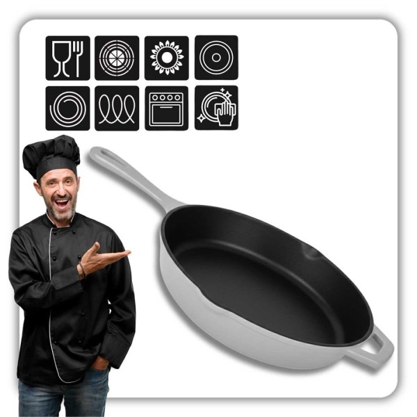 Patelnia żeliwna HAGE (26 cm)