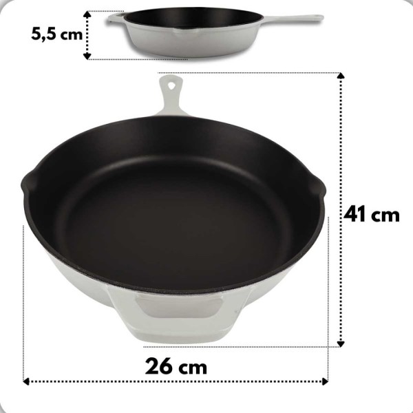 Patelnia żeliwna HAGE (26 cm)