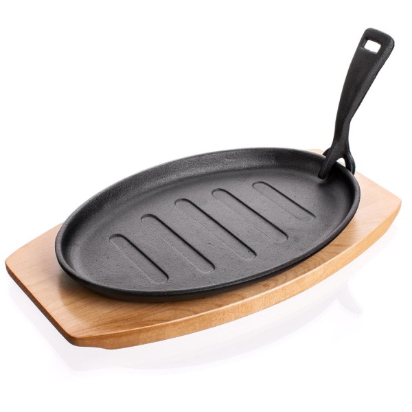 Patelnia żeliwna BANQUET GRADA (z deską)