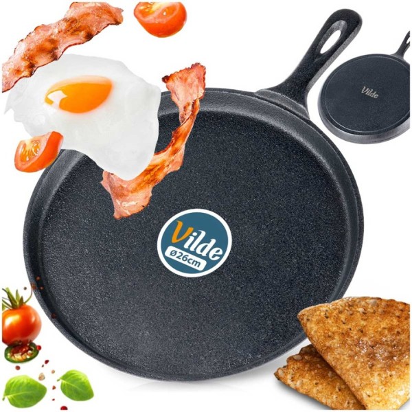 Patelnia do naleśników VILDE 199069 (26 cm)