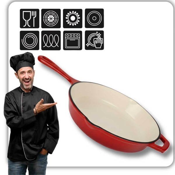 Patelnia żeliwna HAGE (26 cm)