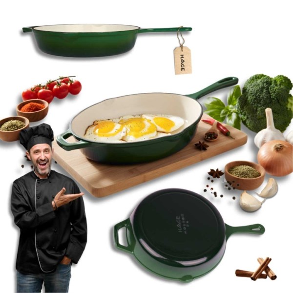 Patelnia żeliwna HAGE (26 cm)