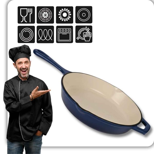 Patelnia żeliwna HAGE (26 cm)