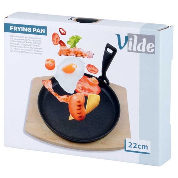 ЧАВУННА СКОВОРОДКА З ДОСКОЮ ДЛЯ ПОДАЧІ 199072 CAST LINE