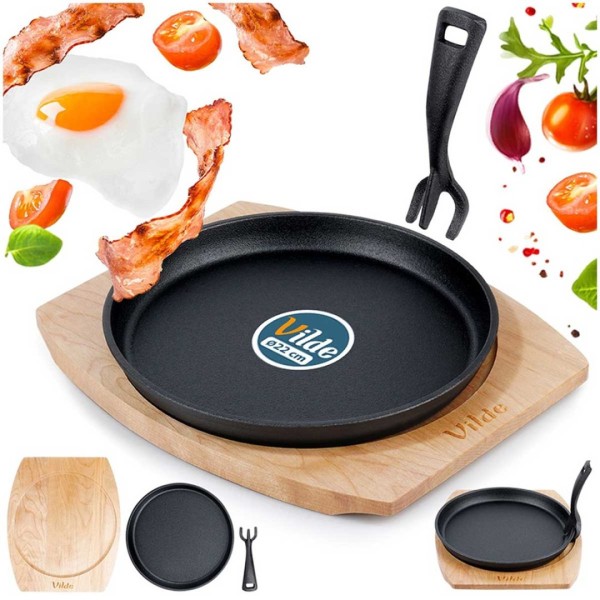 ЧАВУННА СКОВОРОДКА З ДОСКОЮ ДЛЯ ПОДАЧІ 199072 CAST LINE