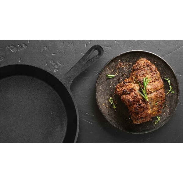 Patelnia żeliwna HAGE 30cm (indukcja)