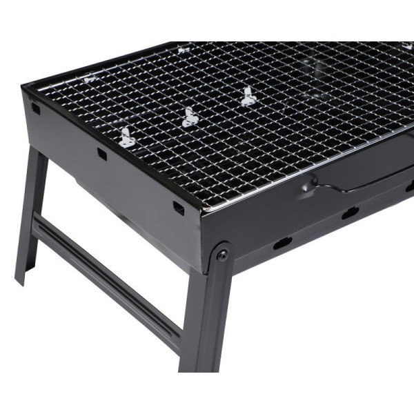 Mini grill węglowy turystyczny ELITEHOFF MINI (przenośny, walizka)