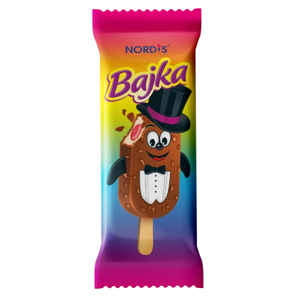 Lody Patyk Bajka w Czekoladzie 75ml Nordis