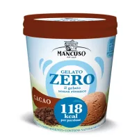Lody czekoladowe bez cukru 400ml Mancuso