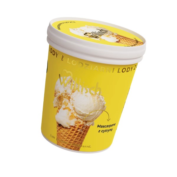Lody mascarpone z cytryną 400 ml Willisch