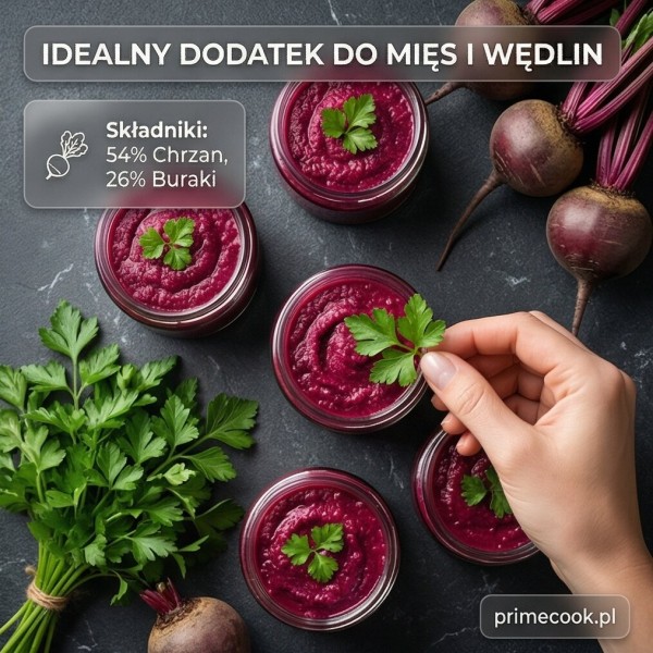 Chrzan domowy z burakami