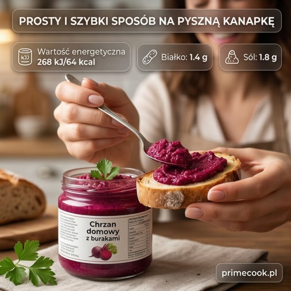 Chrzan domowy z burakami