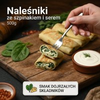 Naleśniki ze szpinakiem i serem 500g