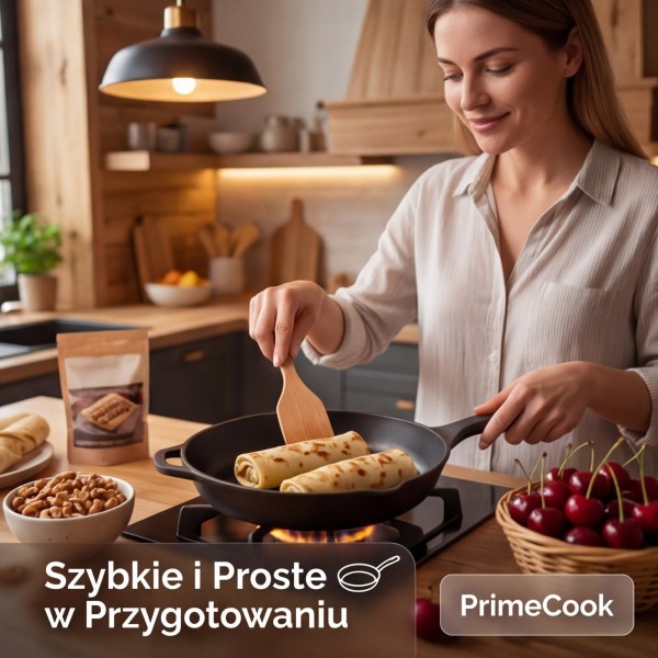 Млинці з шоколадом та вишнею 520 г