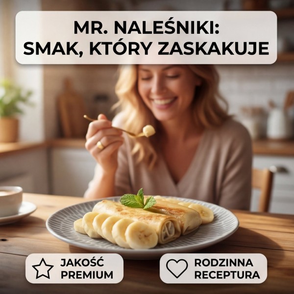 Naleśniki z bananami i mlekiem zagęszczon. 500g