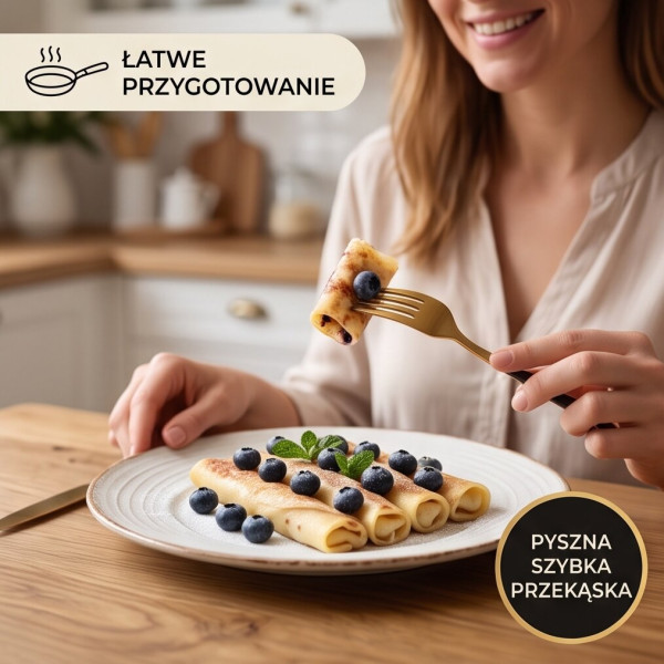 Naleśniki z serem i jagodami 510g